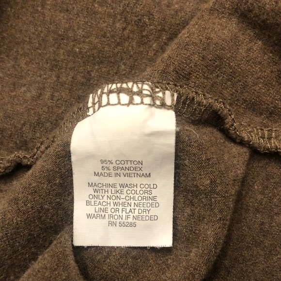 Express Brown Lace Trim Tank Top w/Built in Bra & Adjustable Straps SZ XS - Picture 4 of 6